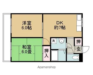 KBコート日吉【4階】の間取り