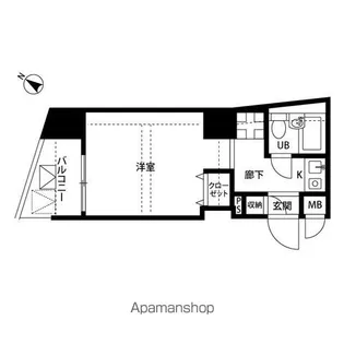 プレール新宿余丁町【7階】の間取り