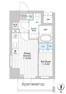 クレスト小杉スクエア【5階】の間取り