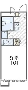レオパレスALCAZARⅡ【102号室】の間取り