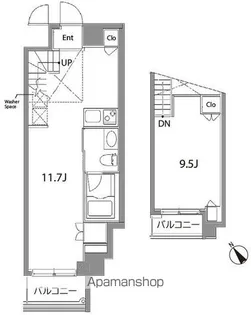 東京都目黒区青葉台1丁目【マンション】の間取り