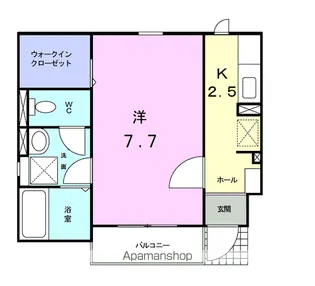 東京都狛江市中和泉2丁目【アパート】の間取り