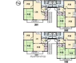 グレイス遠石【2階】の間取り