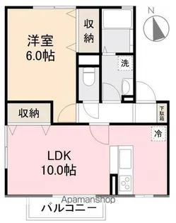 プロスパルハウス番町【202号室】の間取り