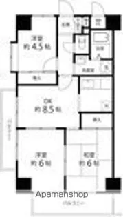 T’S GARDEN蕨Ⅲ【7階】の間取り