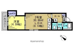AJ高砂Ⅲ【3階】の間取り