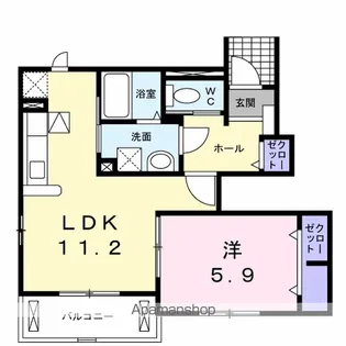 グランドゥール A【1階】の間取り