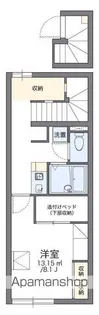 レオパレスLA NINA【2階】の間取り