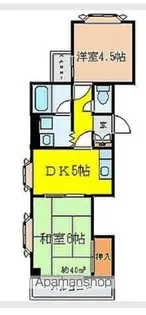 エステート野口【2階】の間取り