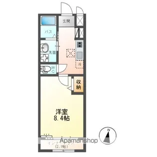 BLANCHE LEO(ブランシュ レオ)【1階】の間取り