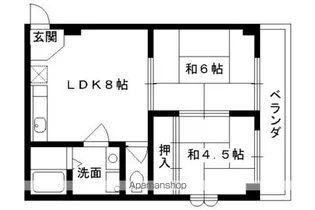 リノステイ京都沓掛【301号室】の間取り