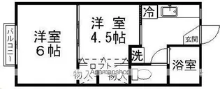 ザ・フラットR【2階】の間取り