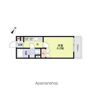 東京都杉並区阿佐谷北1丁目【マンション】の間取り