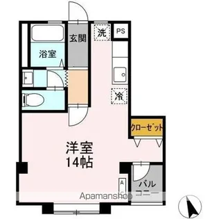 ざおうマンション【2階】の間取り