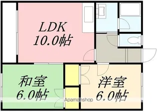 プロスパ【204号室】の間取り