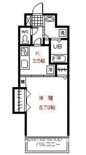 コスモマンション加納【803号室】の間取り