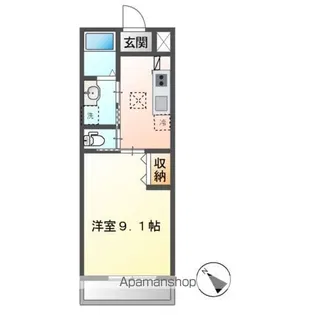 ラ フェリーチェⅡ【1階】の間取り