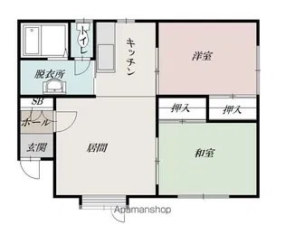 イエンハイツ【201号室】の間取り