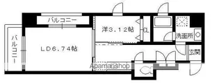 アガスティーア薬院【9階】の間取り