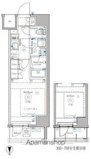 DIPS野方RESIDENCE【5階】の間取り