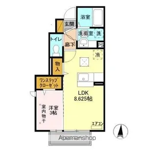 プレセダン【1階】の間取り