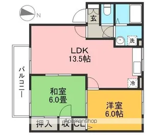 アムール E棟【1階】の間取り