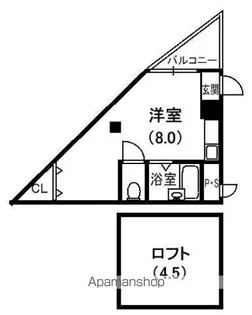 エルロード有馬・香里【4階】の間取り