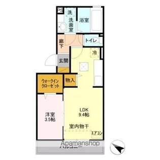 カーサリリオ【103号室】の間取り