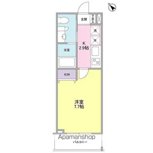 ZX MINAMIーOTSUKA【3階】の間取り