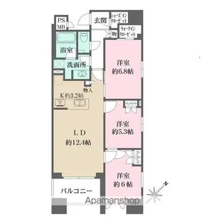ALTERNA日本橋【9階】の間取り