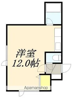 ツバキハウスⅠ【201号室】の間取り