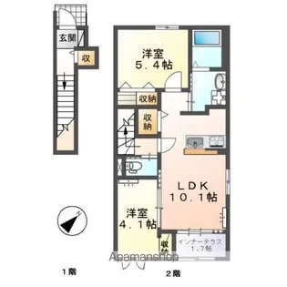 槙の家【2階】の間取り