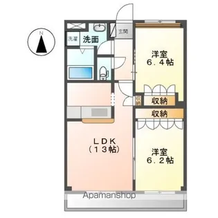 クオリティ パレス【2階】の間取り