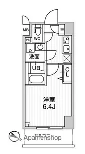 ALTERNA横濱阪東橋【3階】の間取り