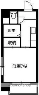 ステップイン金満【2階】の間取り