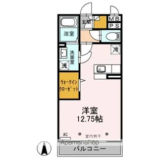 コルティー【2階】の間取り