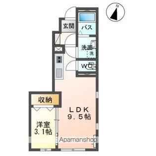 トップヒルズ【1階】の間取り