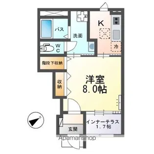 仮)ひたちなか市武田アパート【1階】の間取り