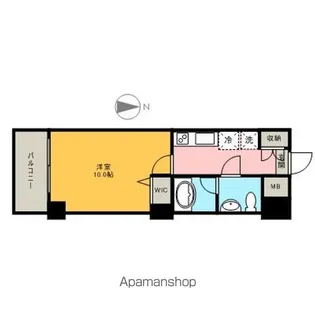 スクエア名駅南【4階】の間取り
