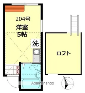 サンハイツ平井【2階】の間取り