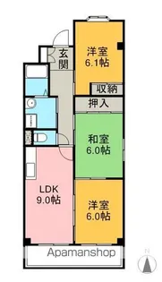 3LDKの間取り画像