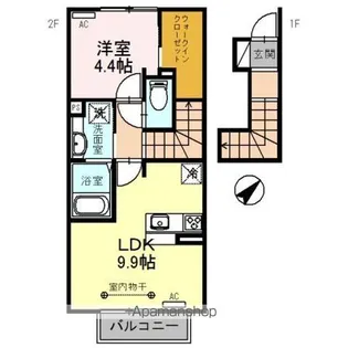 SEIN VERT(ザインヴェール)【2階】の間取り