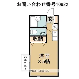COMODO東藤沢【2階】の間取り