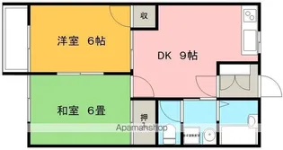 ビューパレーC棟【1階】の間取り