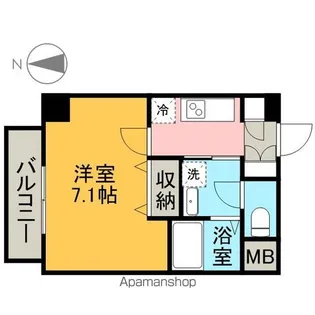 リアライズ代官町【5階】の間取り