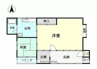 福島県いわき市内郷高坂町立野【一戸建】の間取り