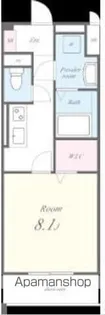 AP LーTAGE西新【6階】の間取り