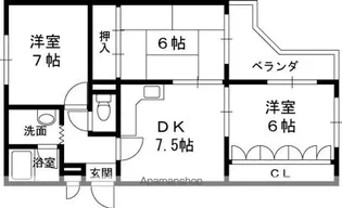 サンシャルマンユキ【2階】の間取り