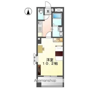 リバパレス鶴舞【413号室】の間取り