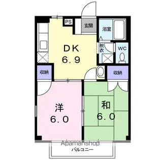 メゾン大西【1階】の間取り